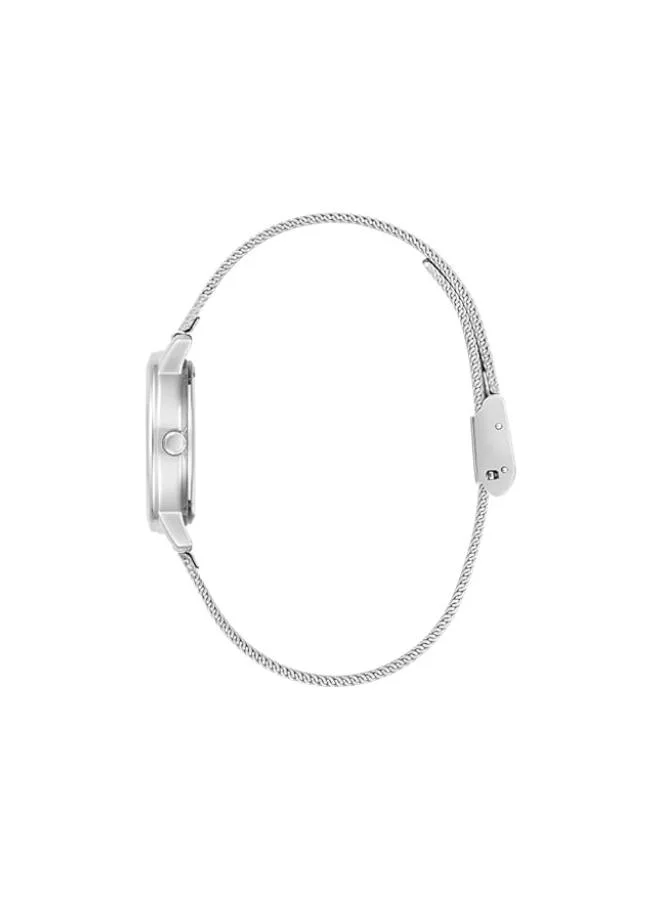 جس Guess Stainless Steel Women 28 Mm Silver Dial Analog Watch- Gw0666L1